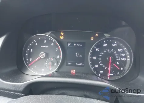 2019 Hyundai Elantra Sport из США, поврежденный, VIN KMHD04LBXKU886874